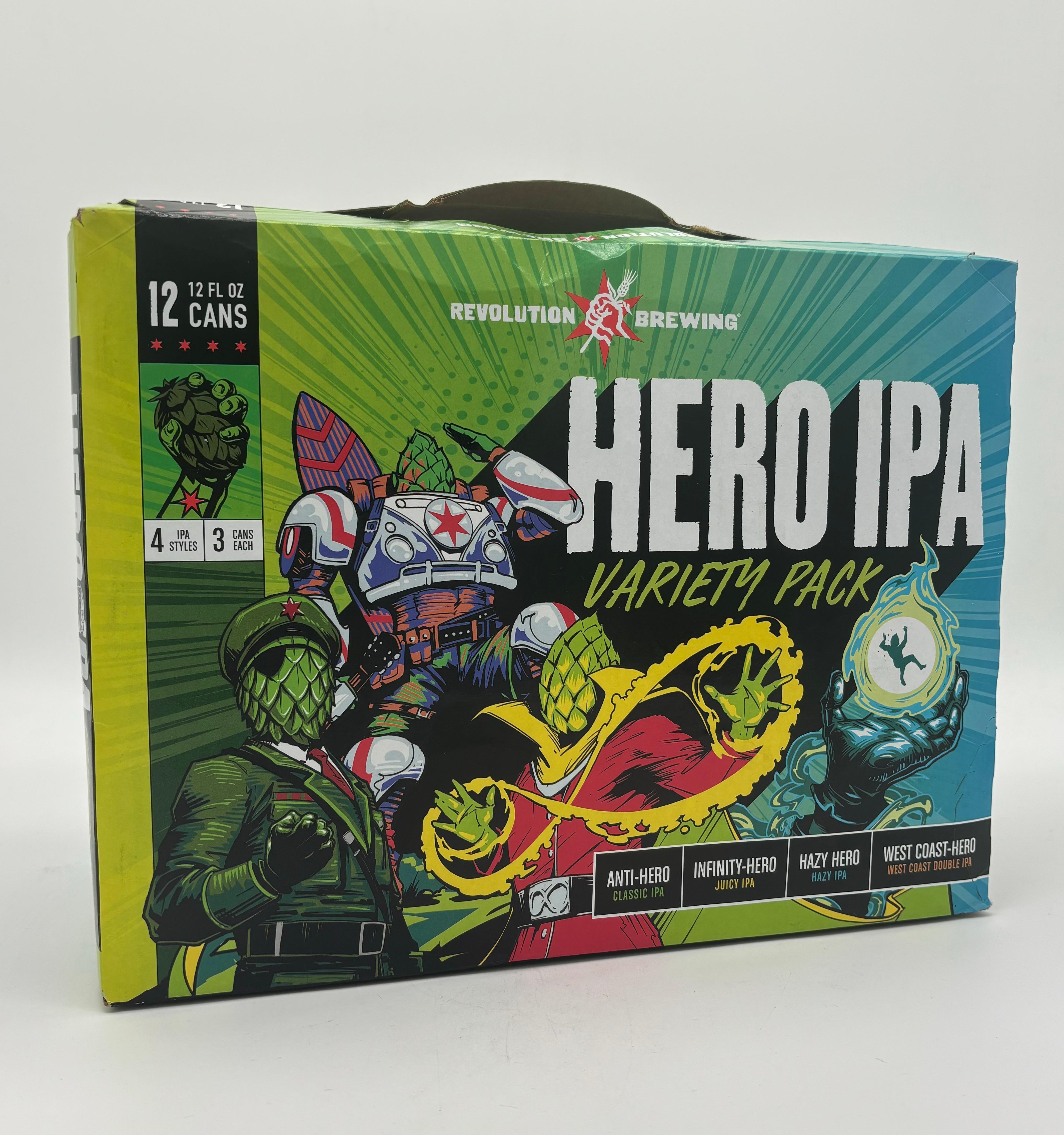 Revolution - Hero IPA Variety Pack (12pk of 12oz Cans)