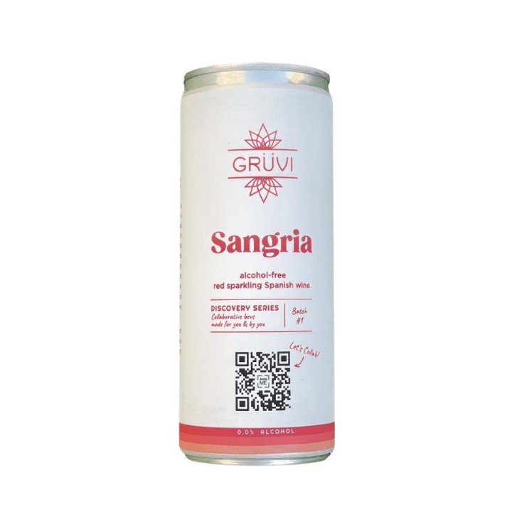 Grüvi Sangria (Non-Alcoholic / 8.4oz Can)