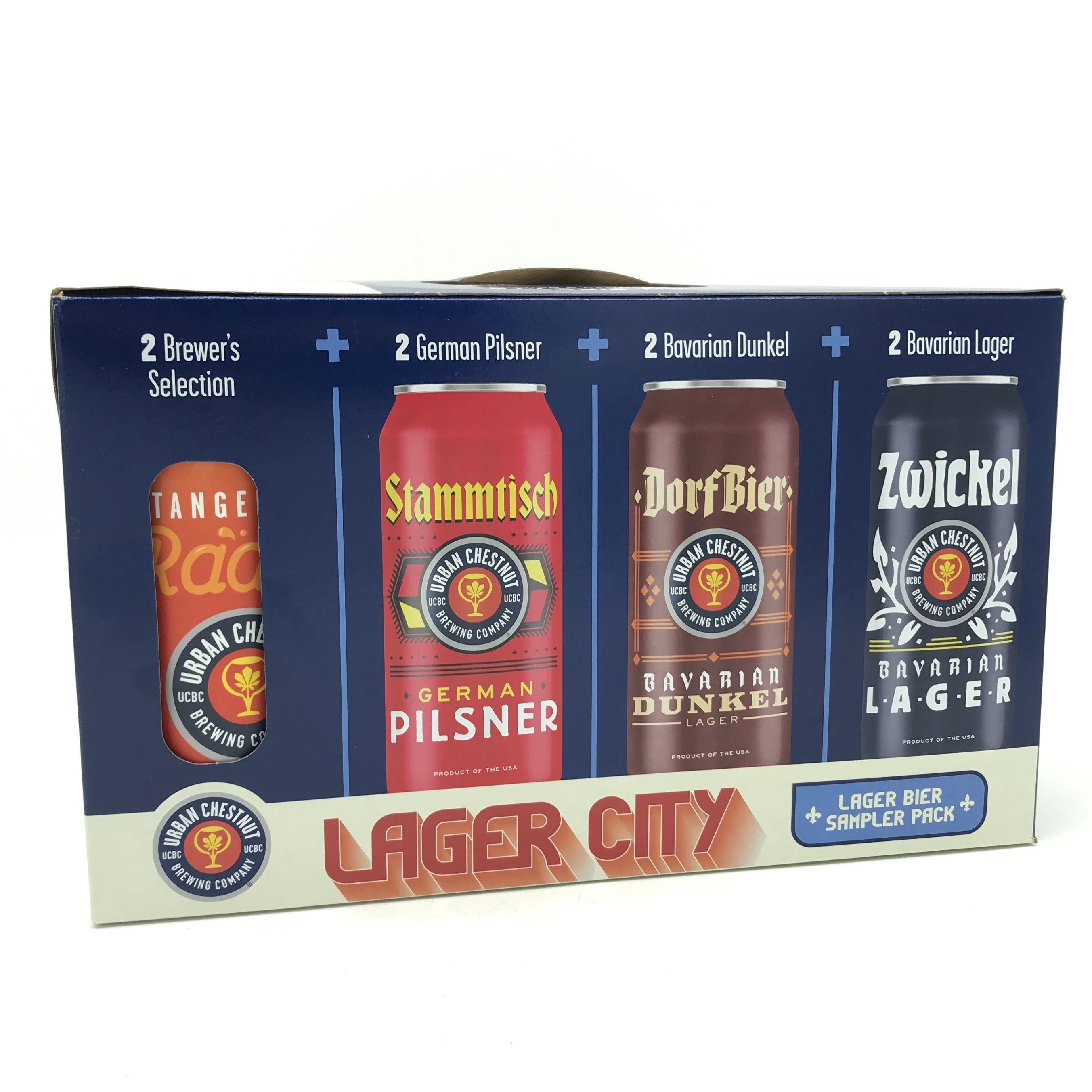 Urban Chestnut - Lager City Sampler Pack (8pk of 16oz Cans)