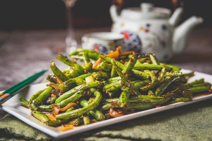 Spicy & Tangy Green String Beans*