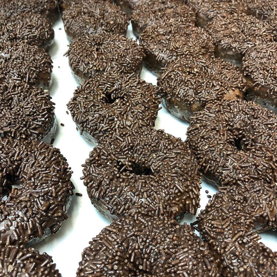 Triple Chocolate Cake Donut