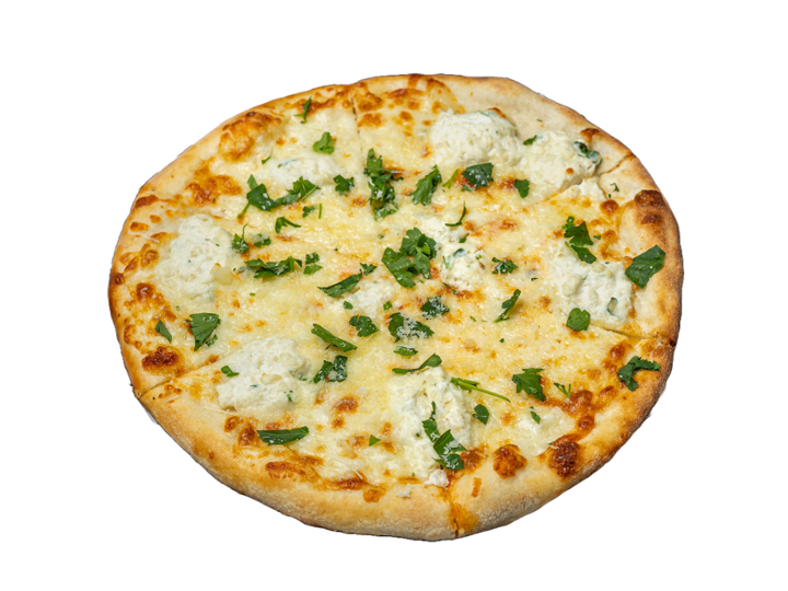 Small 10" Traditional White Pizza (T)