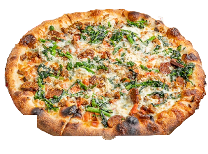Large 18" The Sausage & Broccoli Rabe Pizza (T)