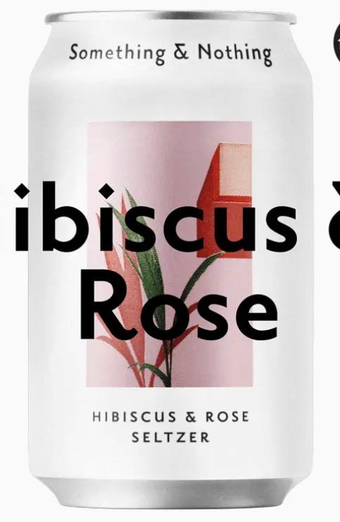 Something & Nothing Hibiscus & Rose Soda