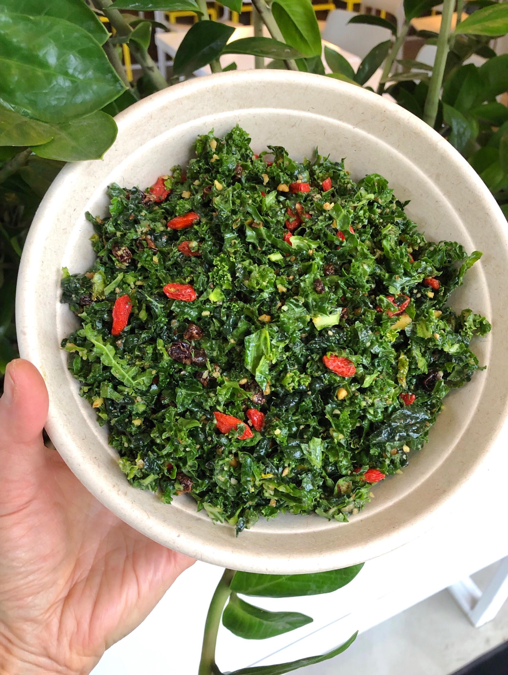Vegan Sweet Kale Salad