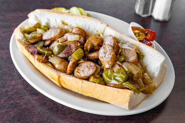 Sausage, Green Peppers & Onions