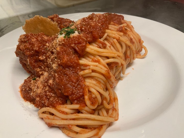 Forghedaboudit Spaghetti and Meatballs