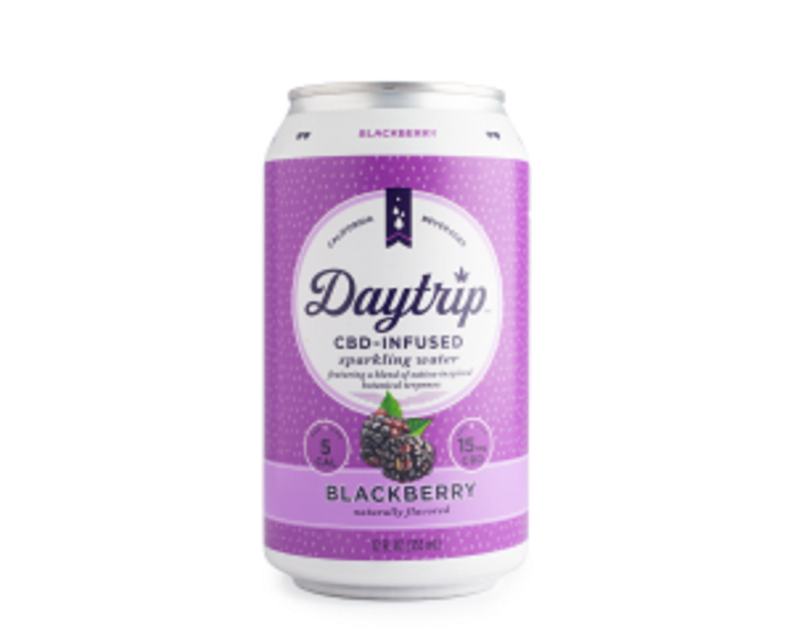 CBD DayTrip Blackberry Sparkling Water