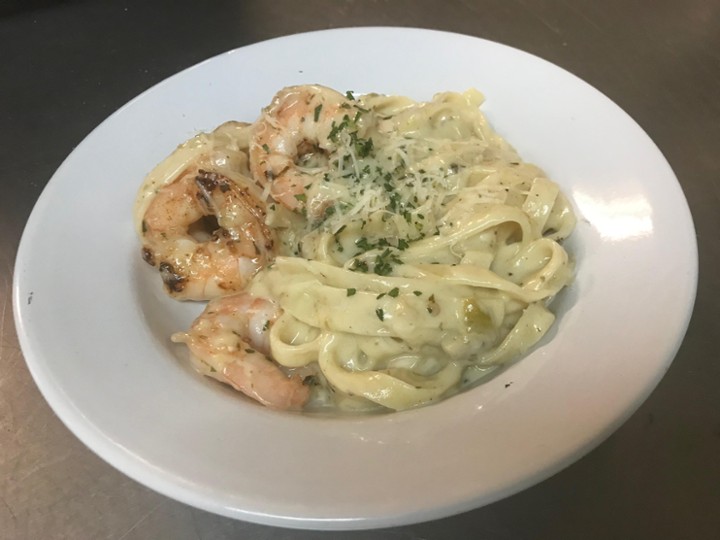 Southwest Shrimp Alfredo