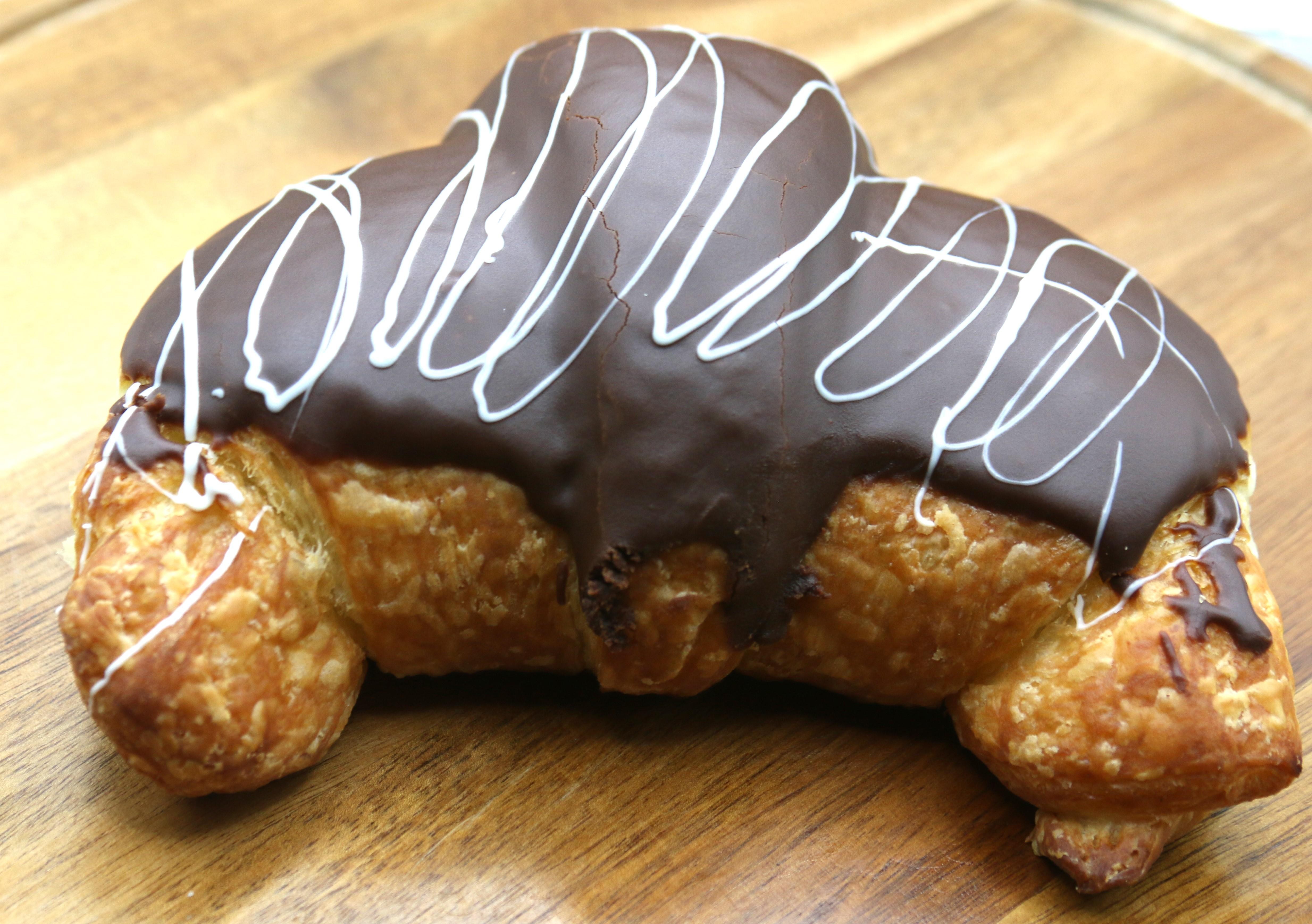 Chocolate Croissant with Chocolate Filling
