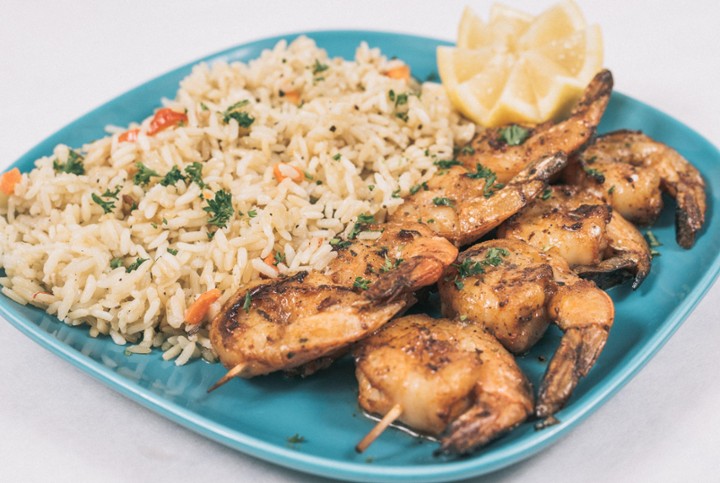 Charbroiled Shrimp Platter