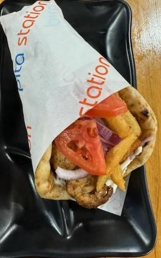 Chicken Souviaki Greek Pita