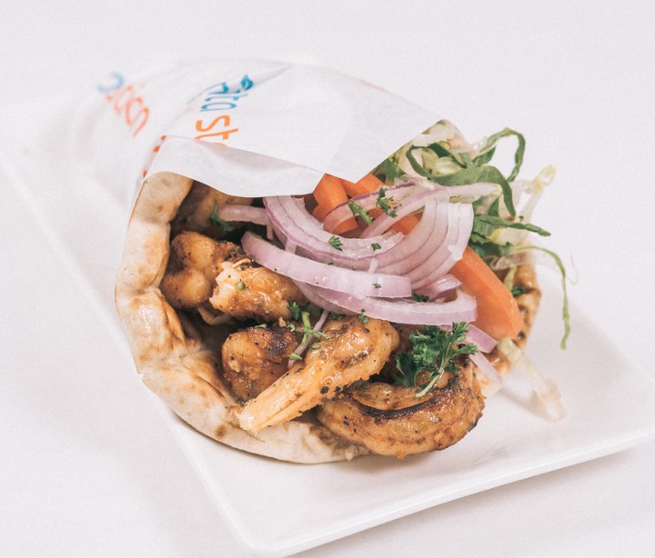 Charbroiled Shrimp Pita