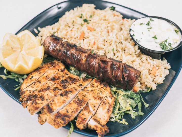 Grilled Chicken Breast & Greek Sausage Combo