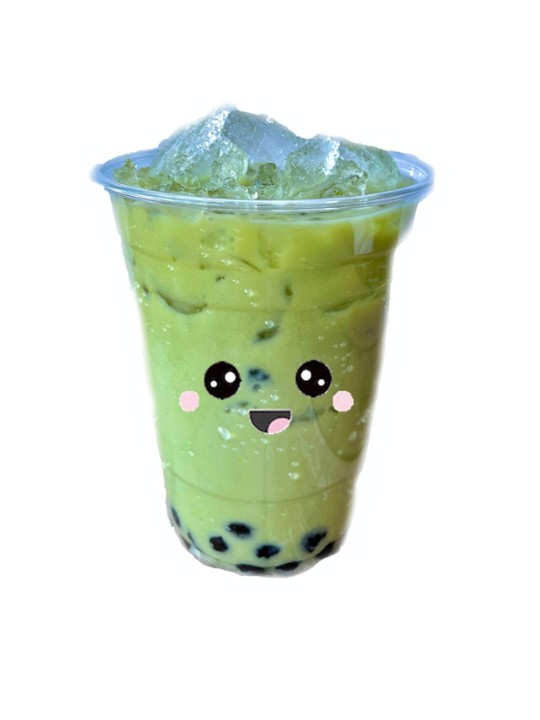 Matcha Ice Latte 🍵 with bubble