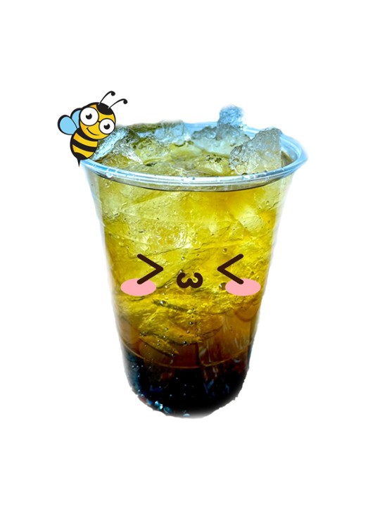 Honey Green Tea 🐝 with bubble
