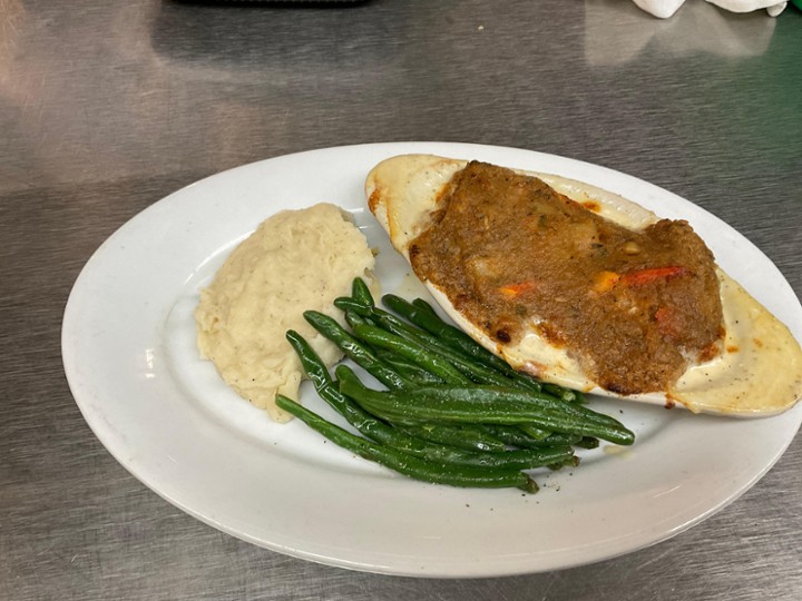 Baked Stuffed Haddock