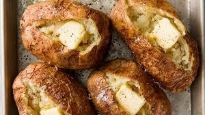 Baked Potato with Butter & Sour Cream