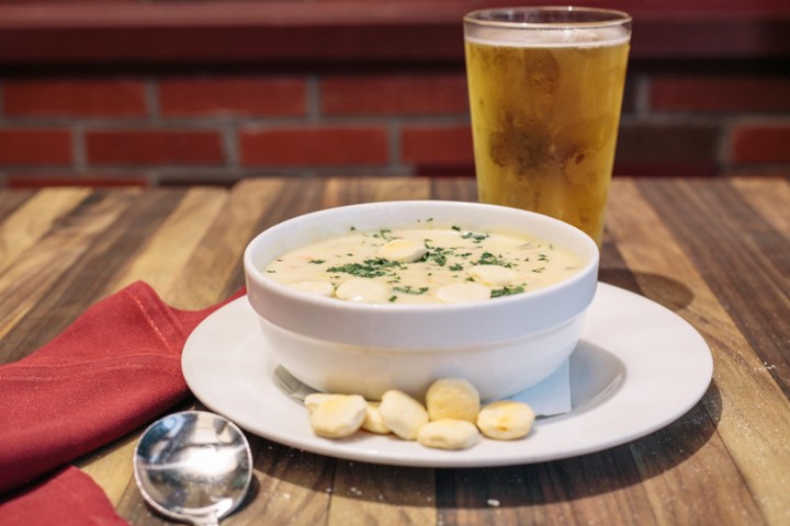 Rainy Day Clam Chowder and Bread Special