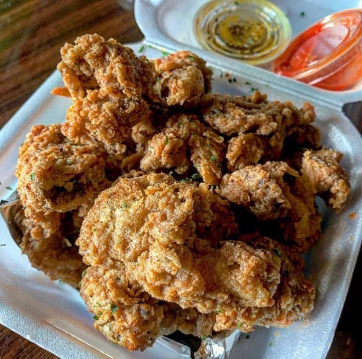 Fried Oyster Mushrooms (No Sauce)