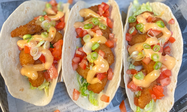 Tacos- Sweet and Spicy Shrimp