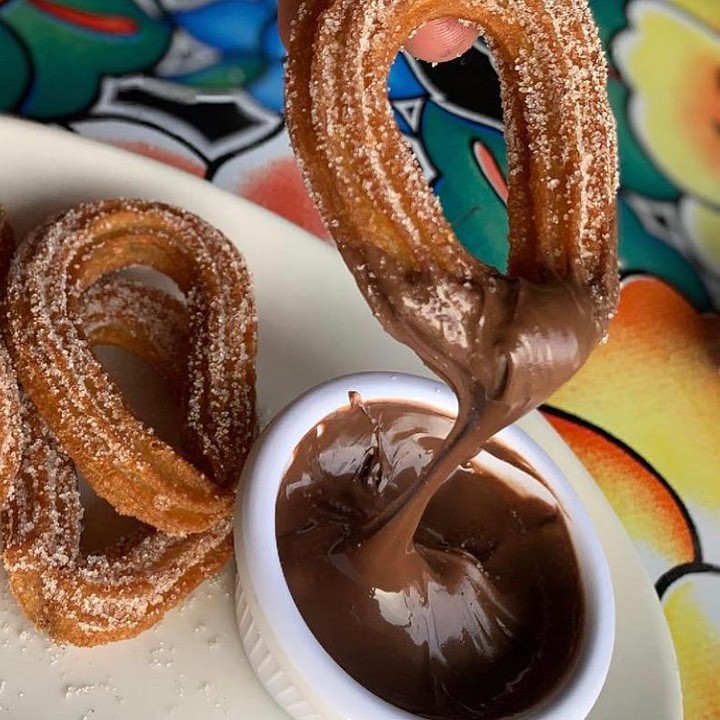 Churros with Nutella
