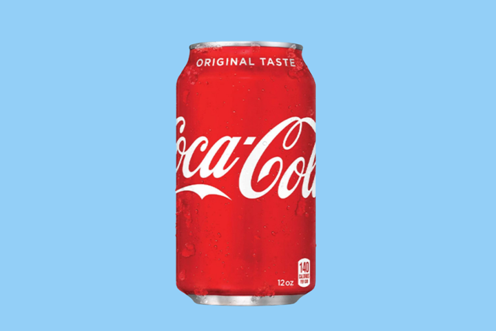 Canned Coca-Cola