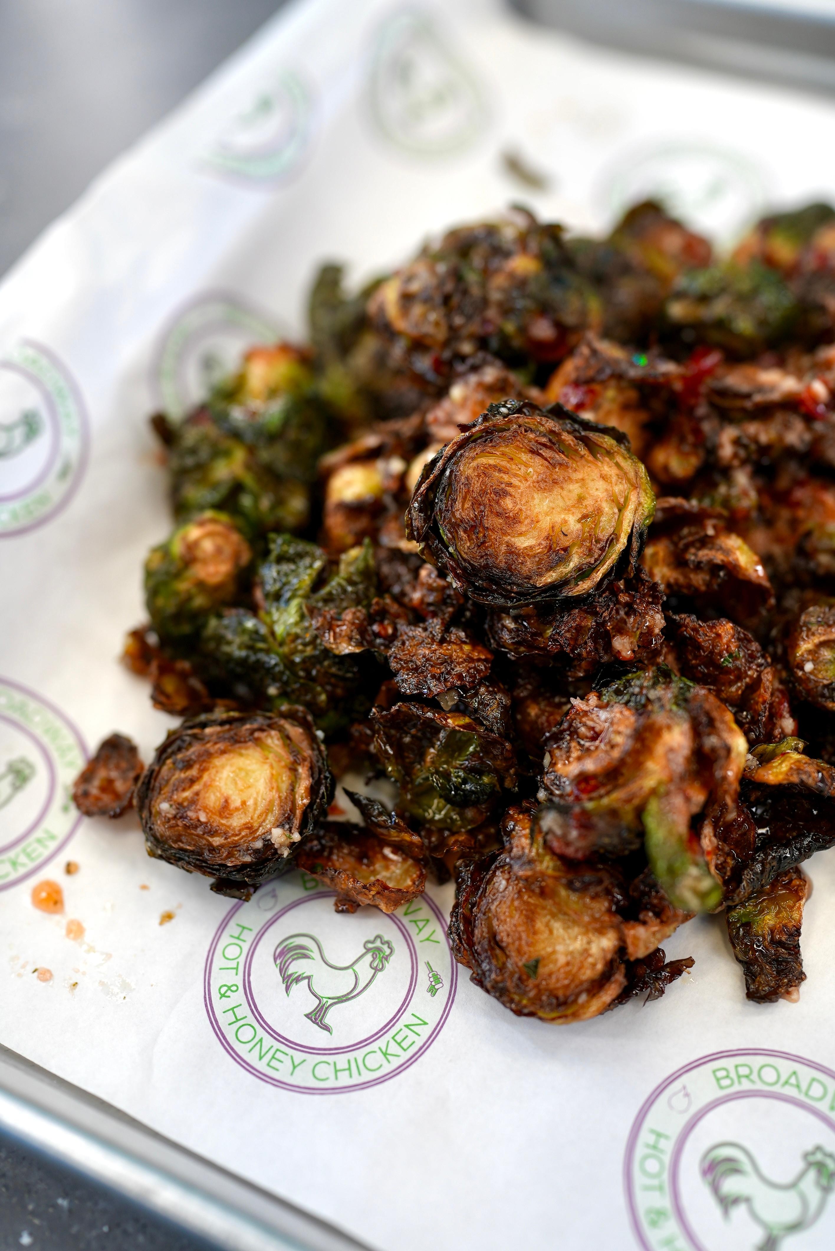 Crispy Hot & Honey Brussel Sprouts