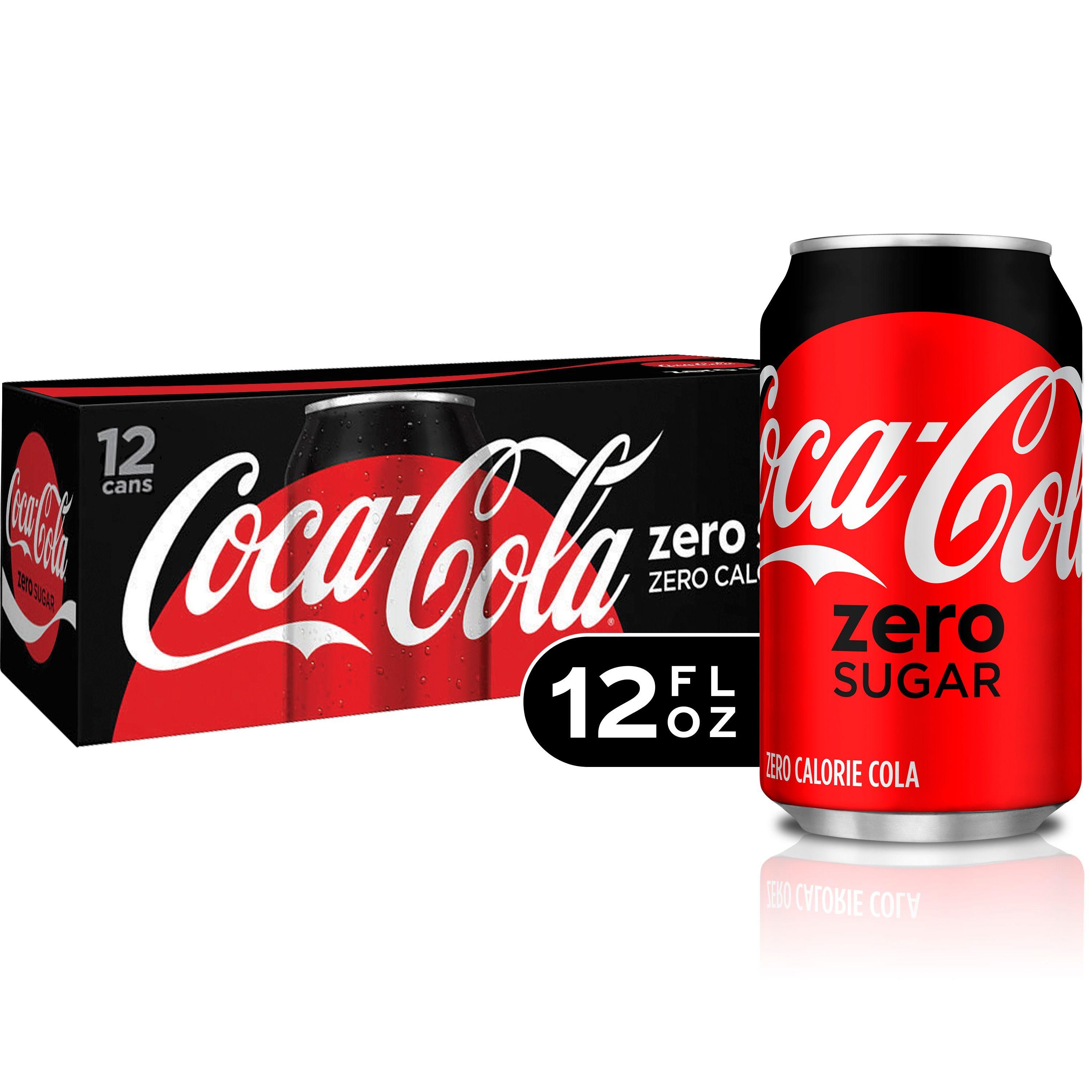 Coca-Cola Zero Sugar, Fridge Pack Cola - 12.0 Fl Oz X 12 Pack