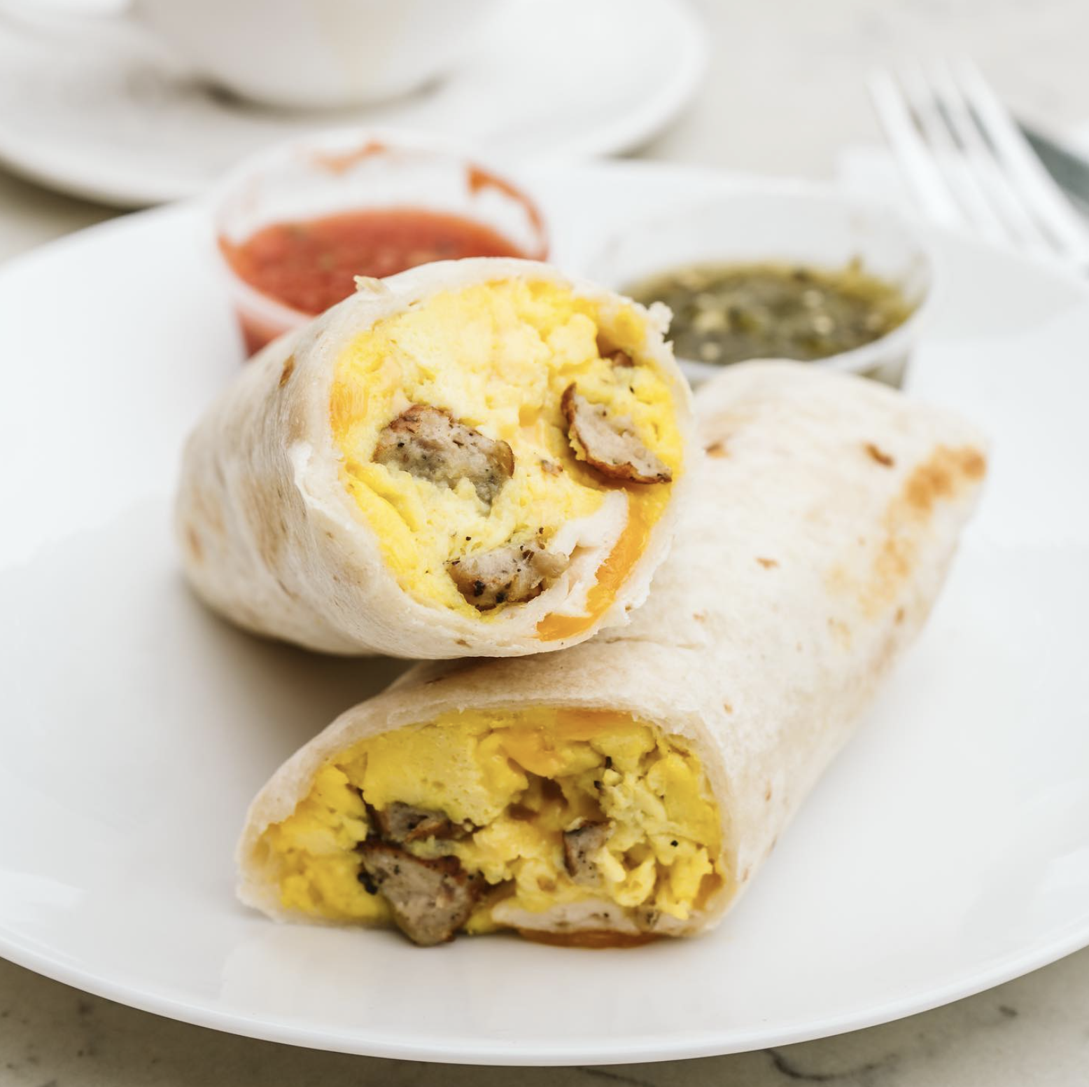 Sausage Breakfast Burrito