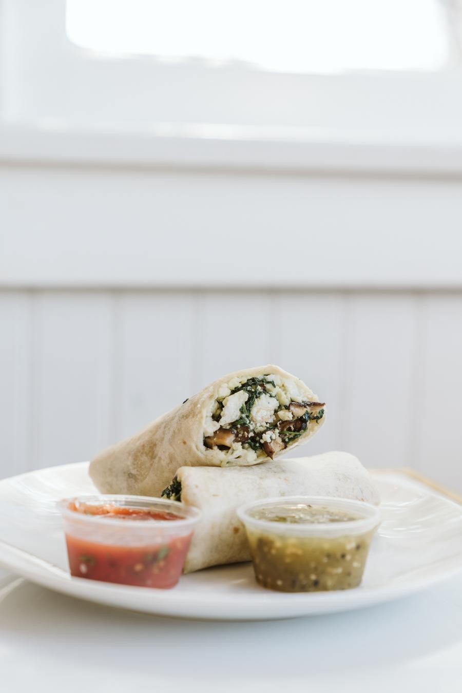 Healthy Egg White Breakfast Burrito