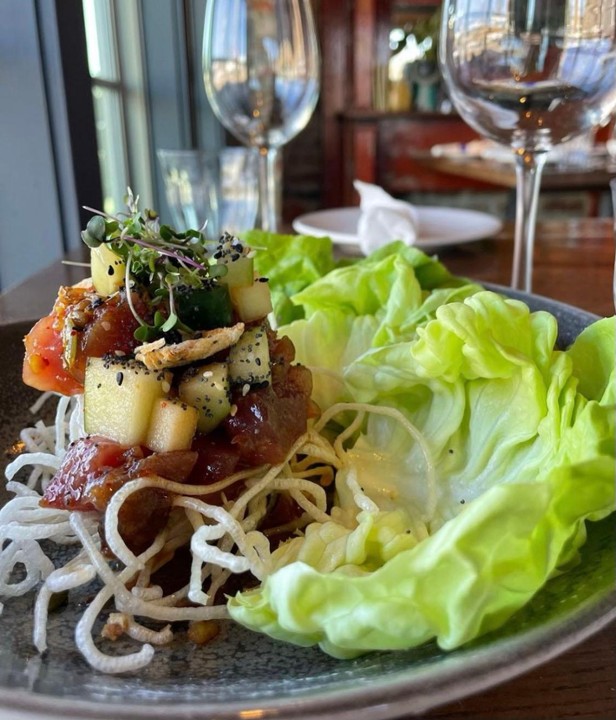 Tuna Lettuce Wraps.