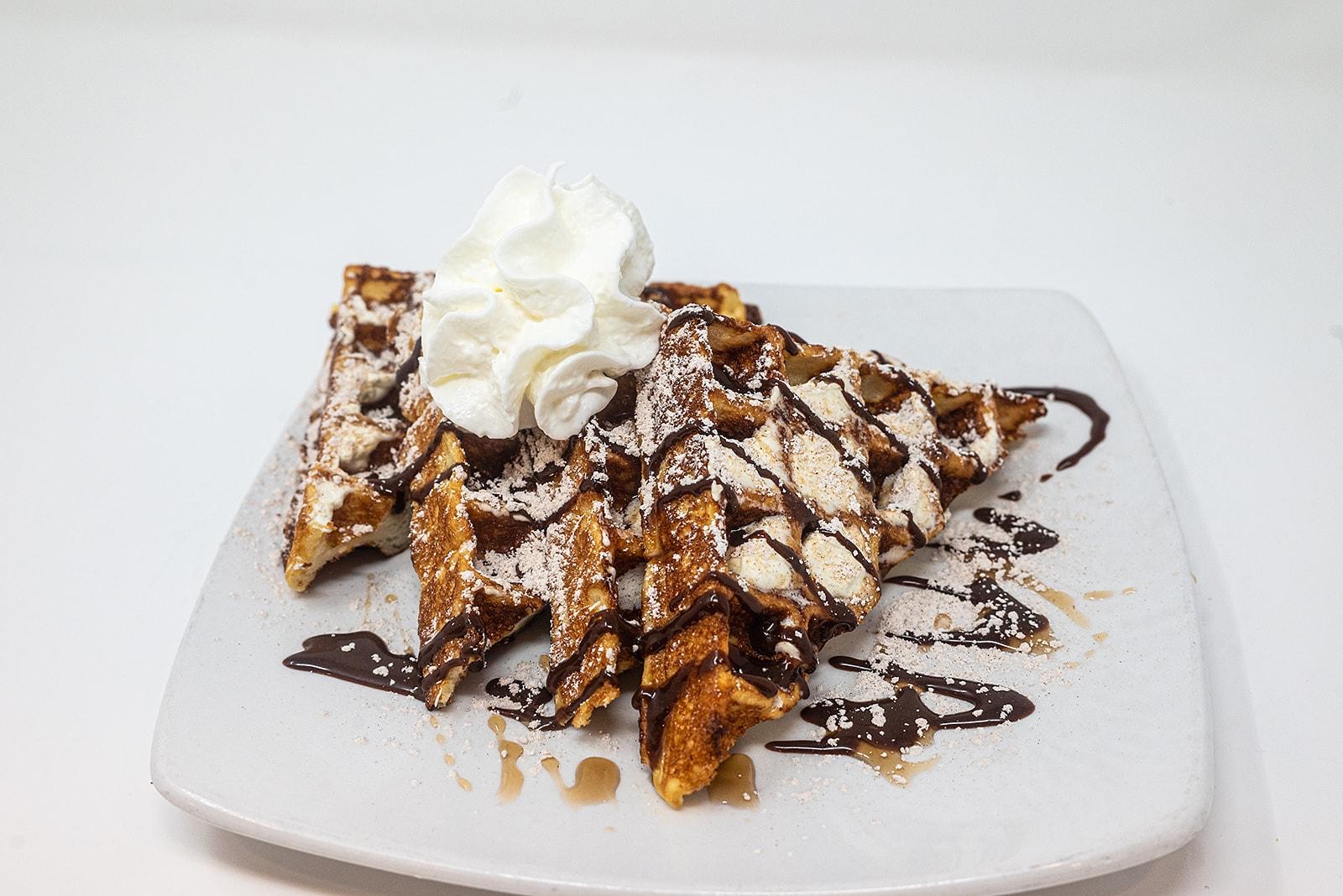 Salted Fudge Waffle