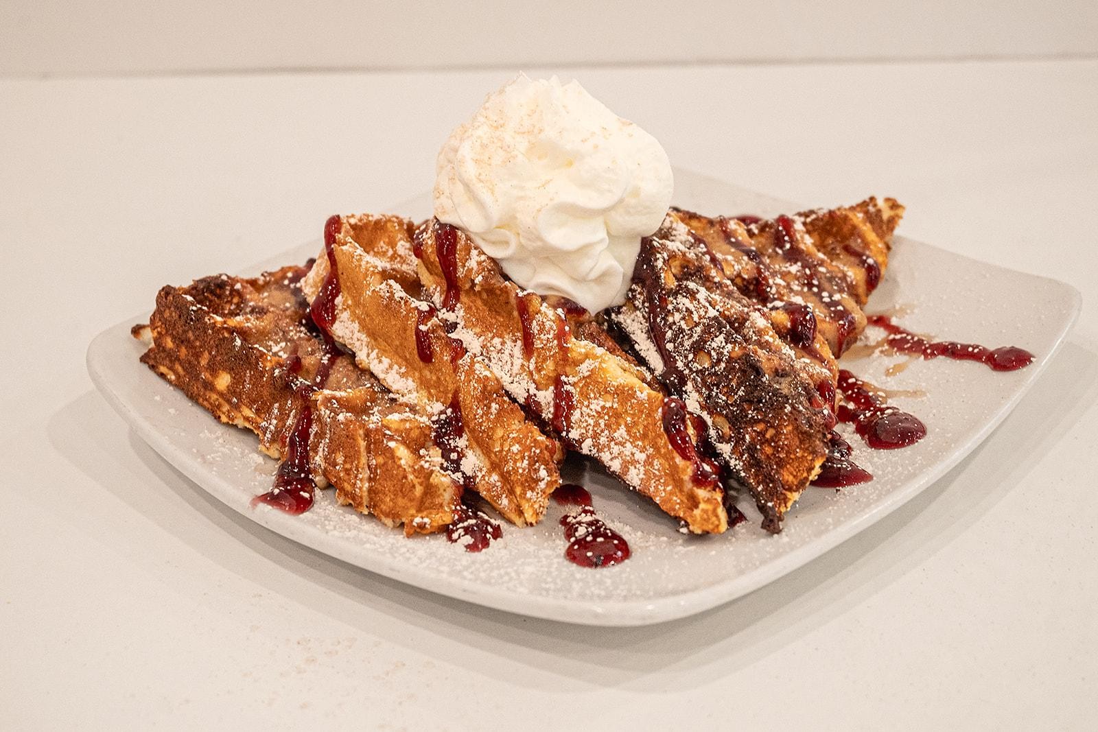 PB&J Heavenly Waffles