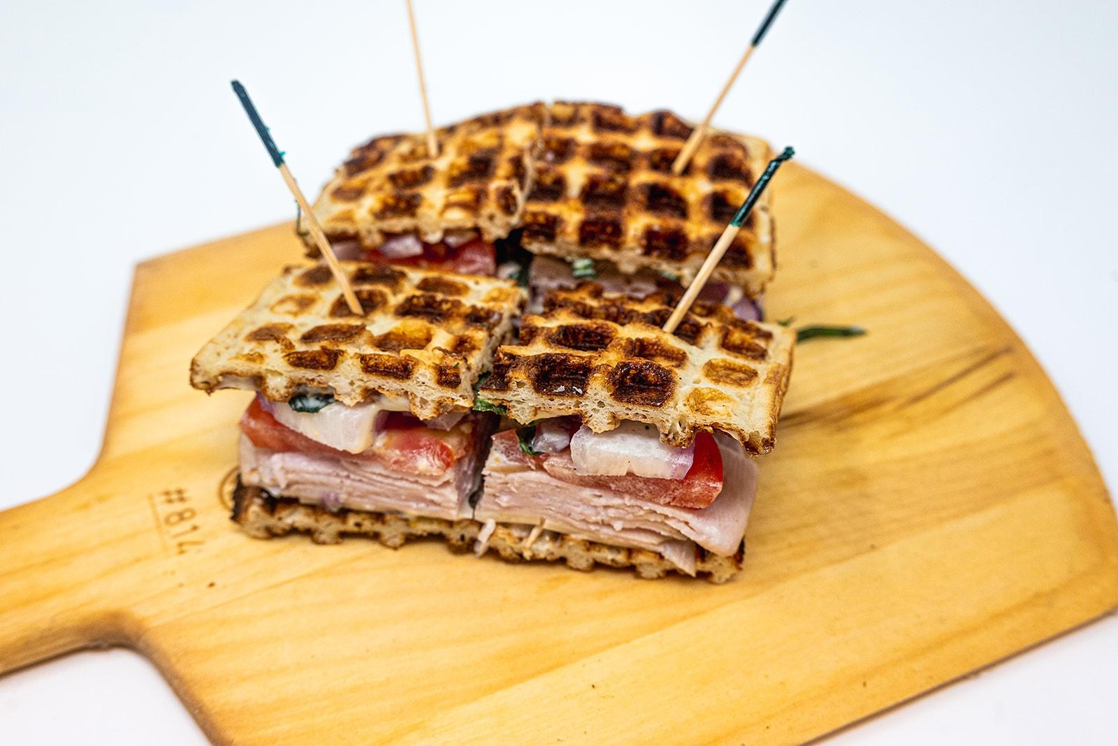 Turkey Basil Chiffonade