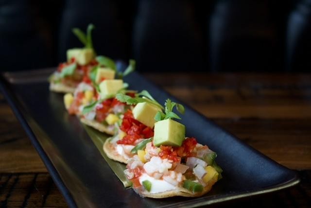 Seafood Tostada