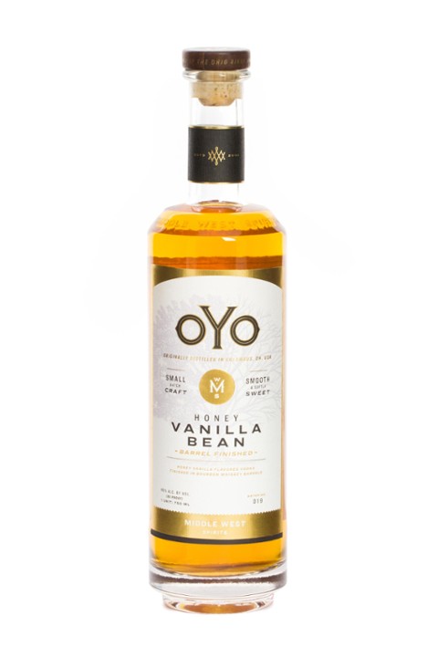 OYO Barrel Finished Honey Vanilla Bean Vodka