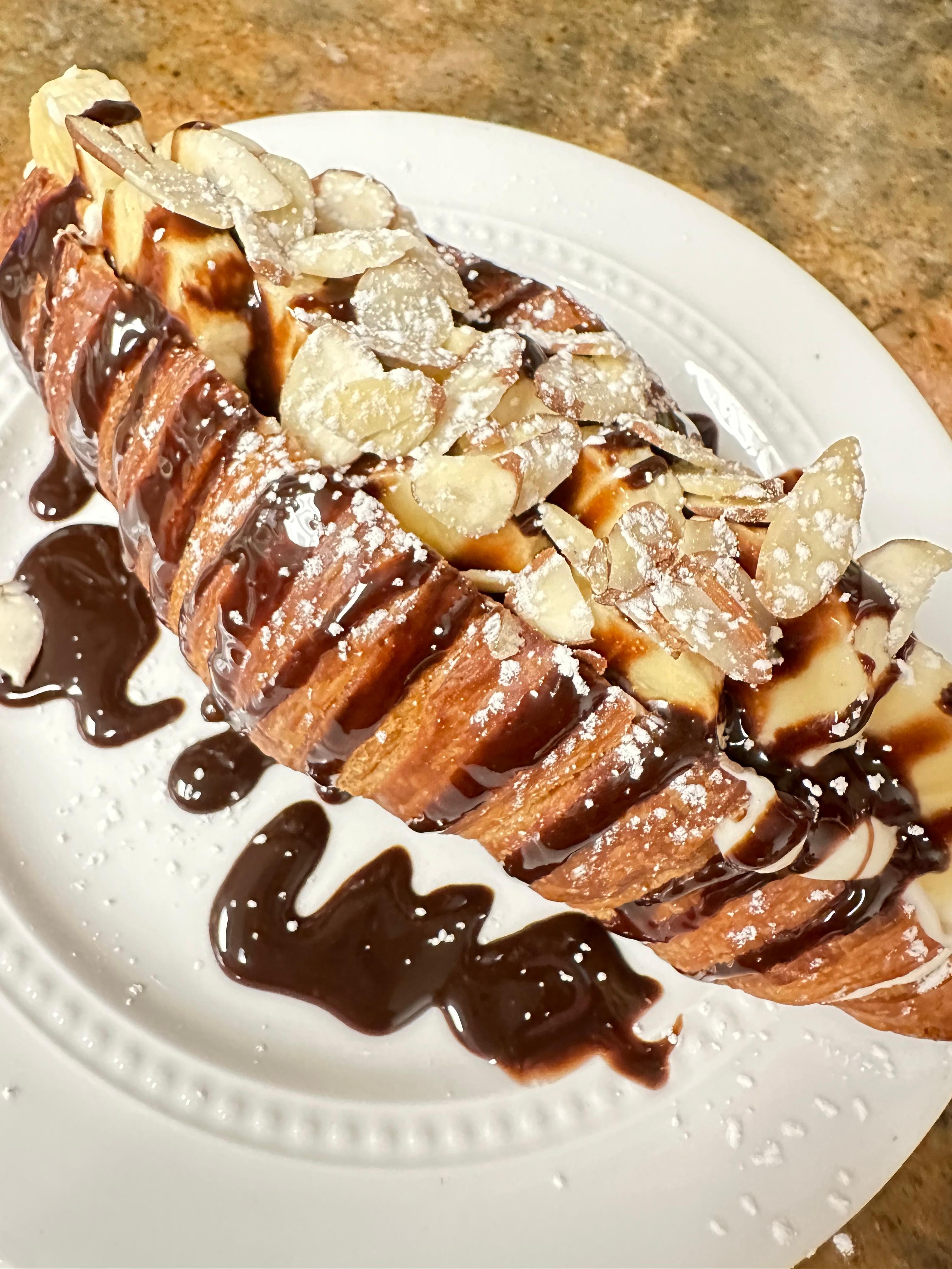 CHOCOLATE BANANA CROISSANT