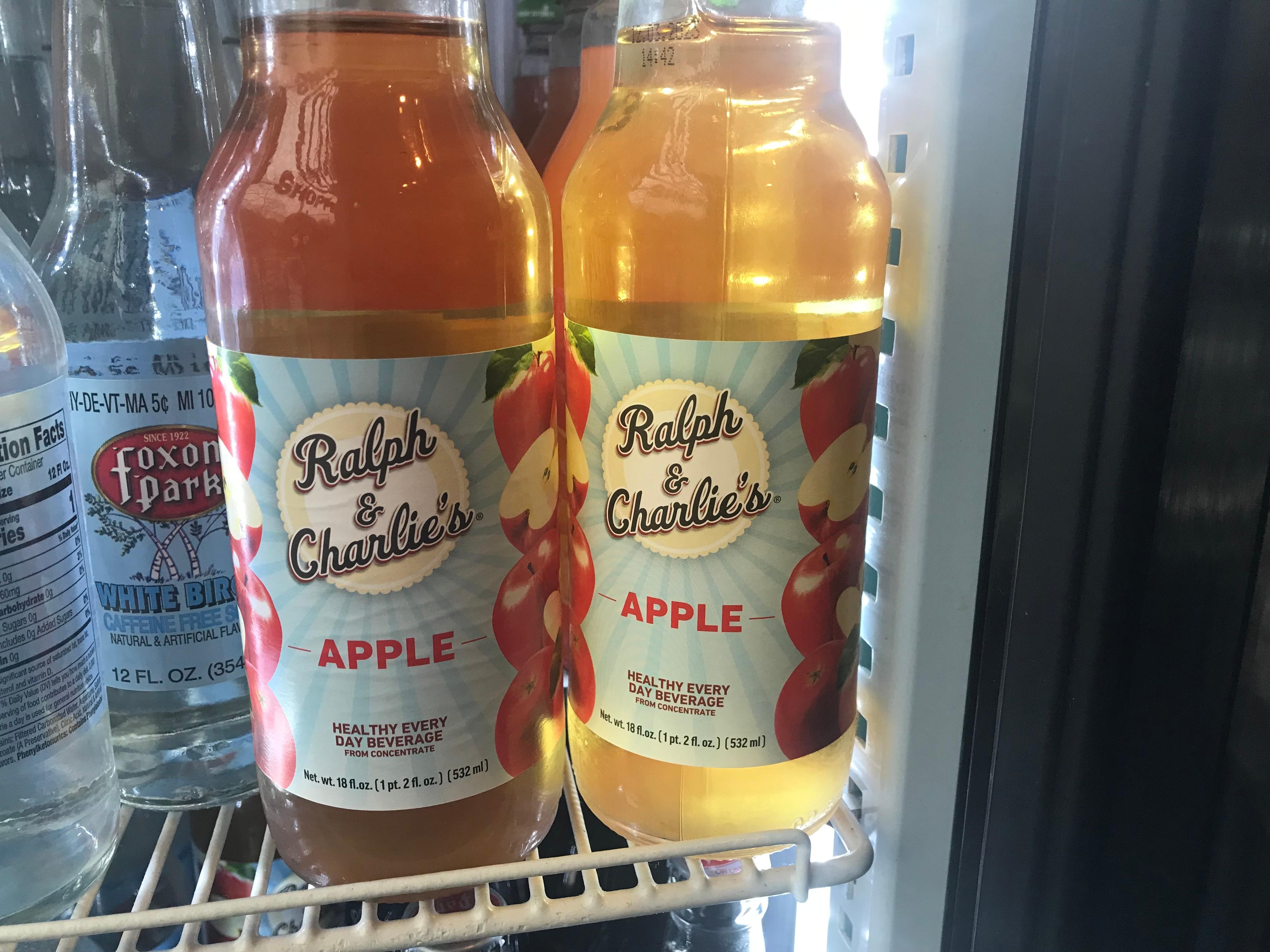 Ralph and Charlie’s 18oz apple juice