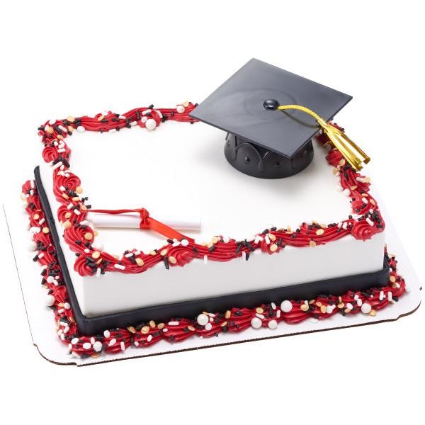 Graduation Cap Sheet Cake