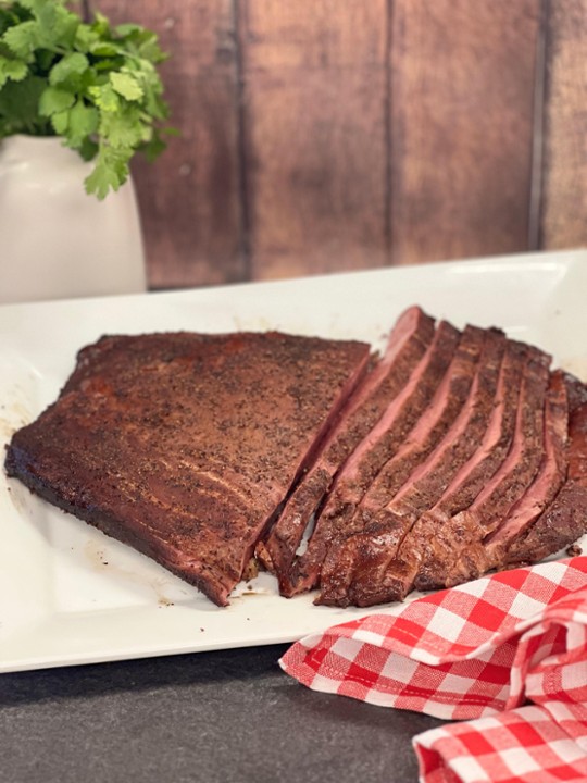 1 lb Smoked BBQ Beef Flank Strips