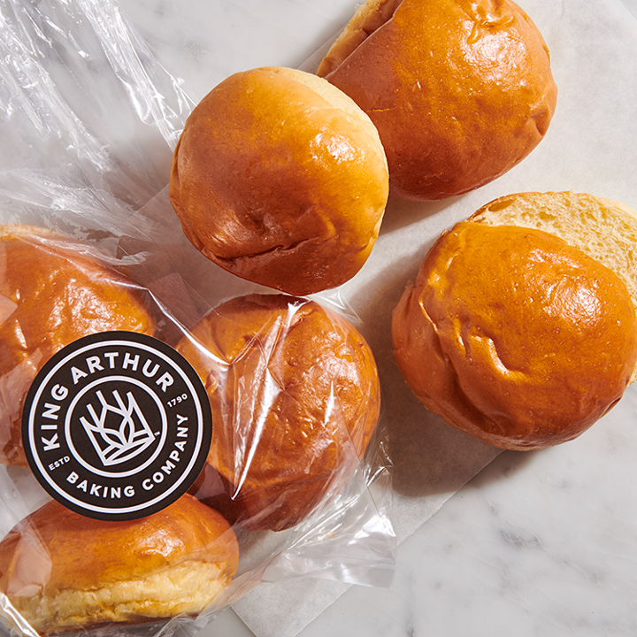 Brioche Hamburger Buns (Package of 6)