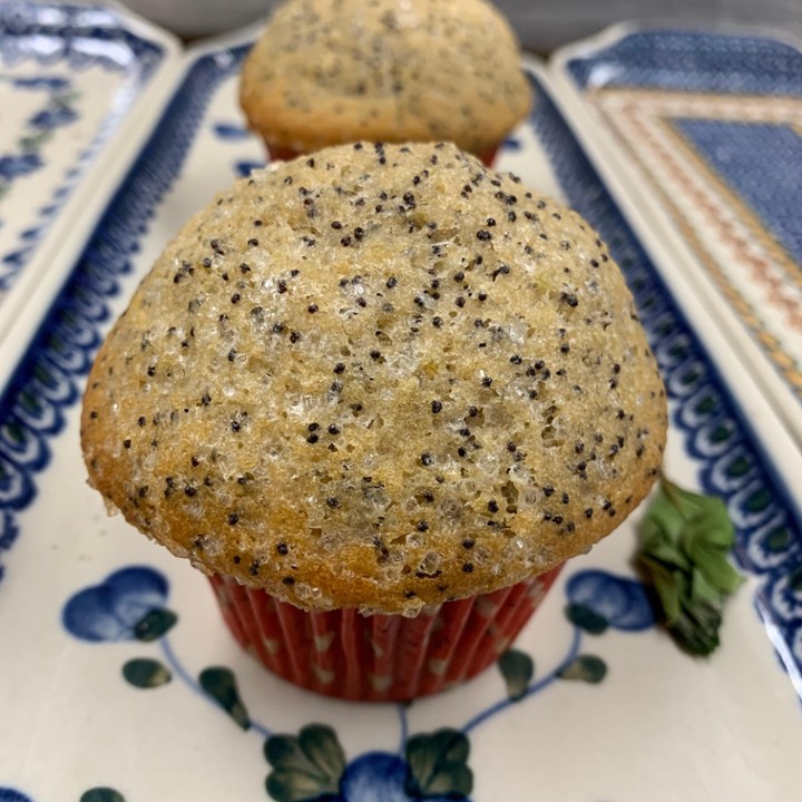 Vegan Lemon Poppy Muffin