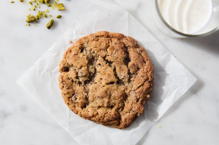 Dark Chocolate Pistachio Sea Salt Cookie