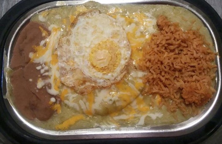 #4 1/2 Cheese Enchiladas Plate
