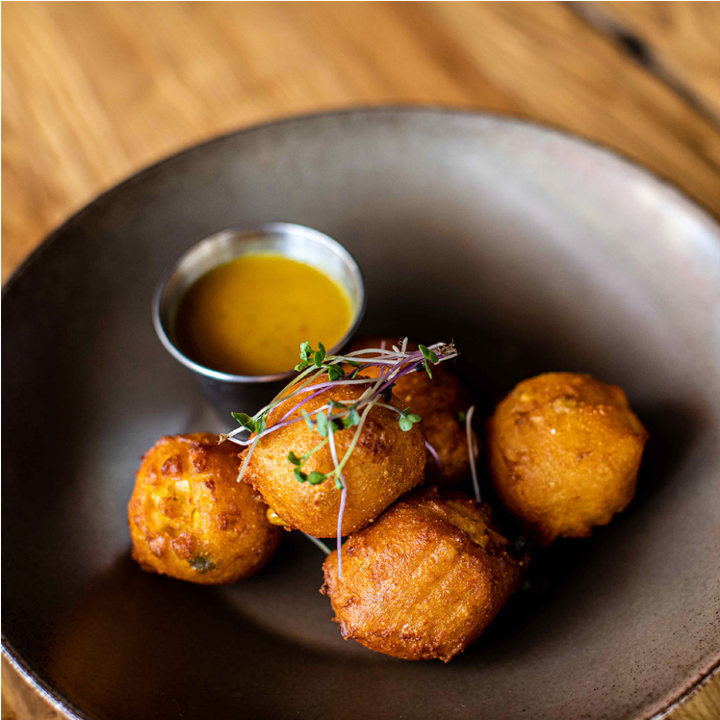 PULLED PORK HUSH PUPPIES