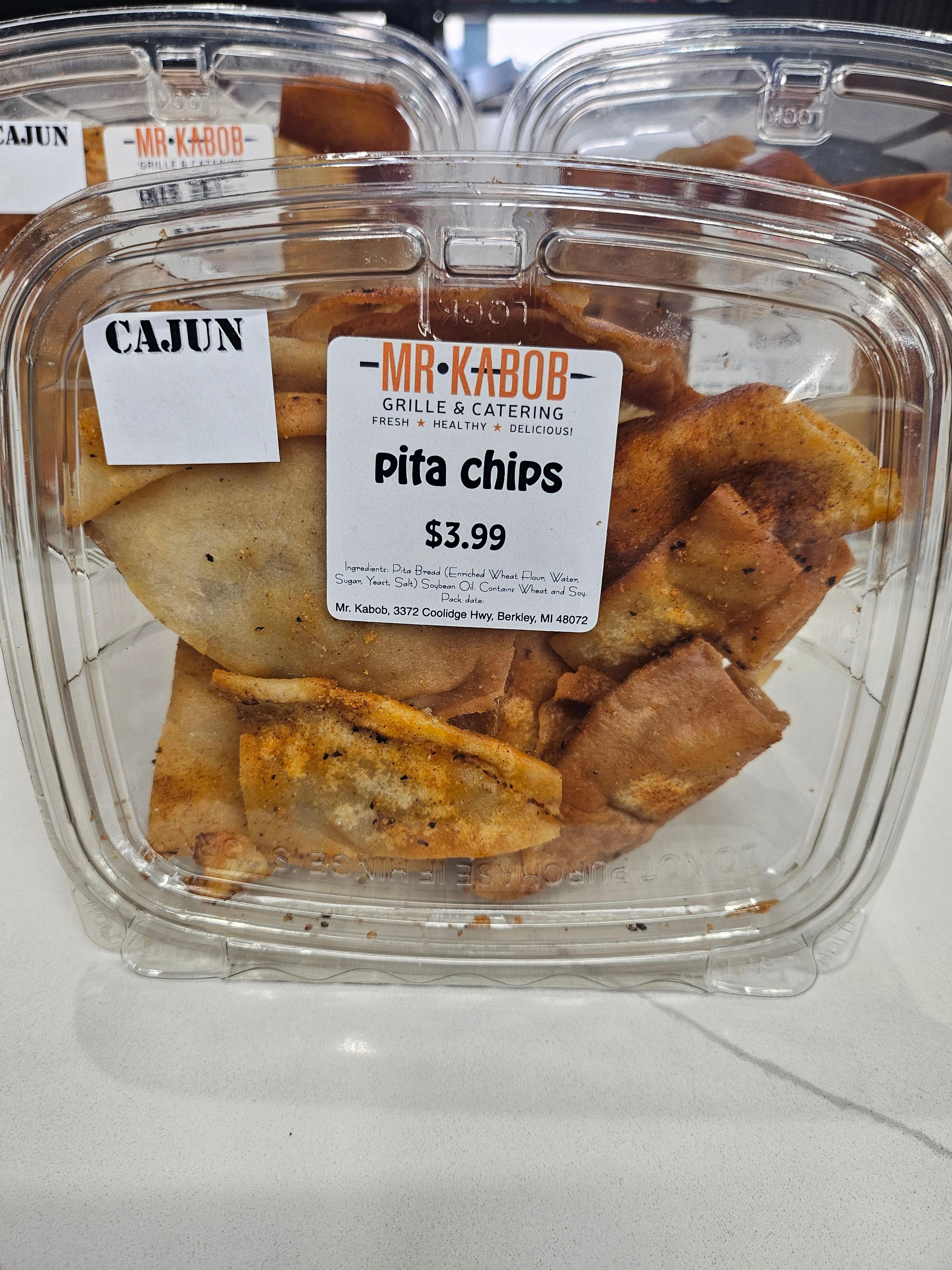 Cajun Pita Chips