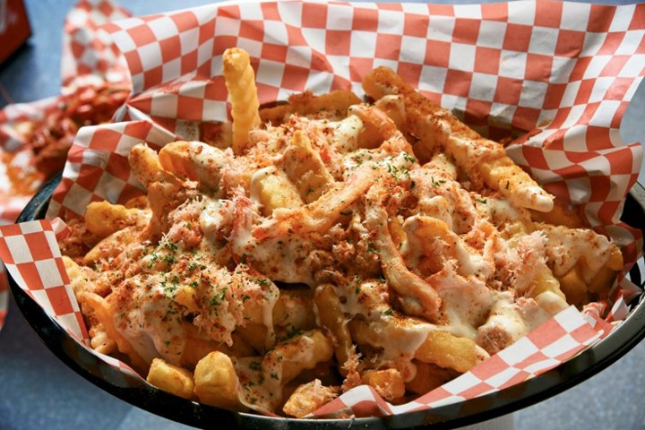 Crabmeat French fries