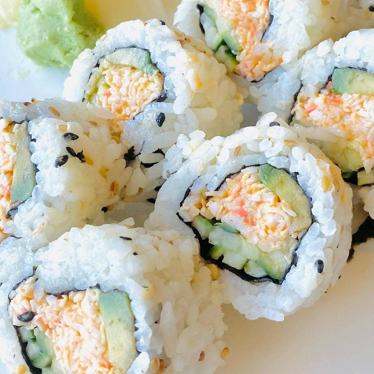 Spicy Kani Roll with Crunch