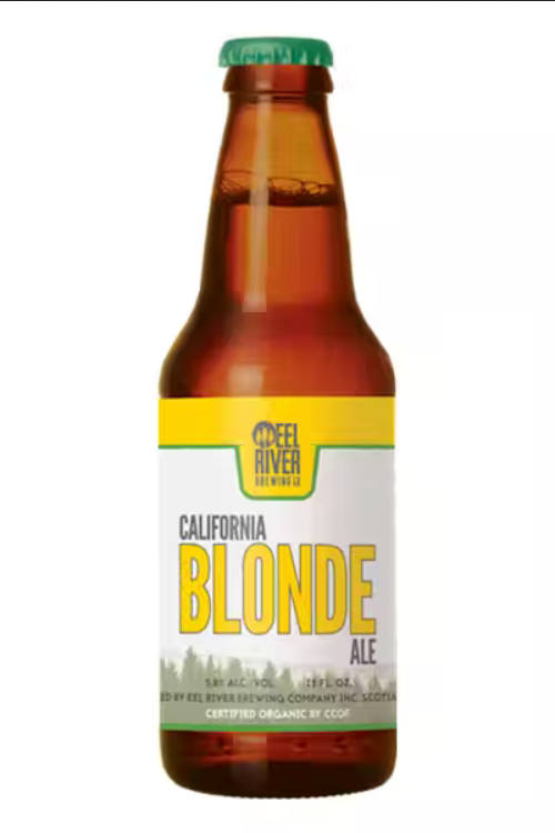 Organic California Blonde Ale, 12 oz Bottle, Beer (5.8% ABV)